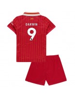 Liverpool Darwin Nunez #9 Domácí dres pro děti 2024-25 Krátký Rukáv (+ trenýrky)